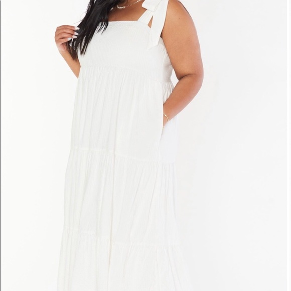 🎉 NWT! Show Me Your MuMu White Sabrina Maxi Dress!😍 - Picture 6 of 9